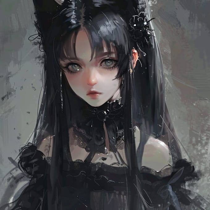 create a visual manga anime character