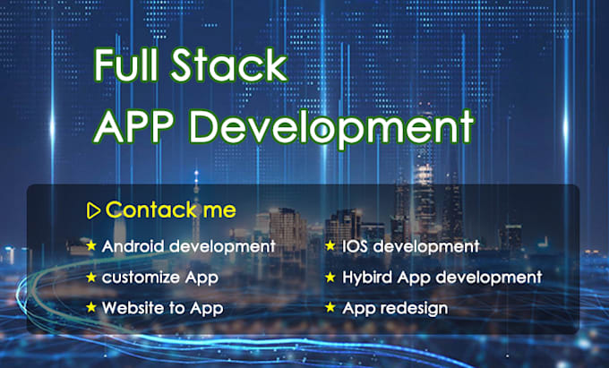 develop IOS app and android app