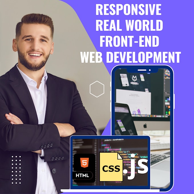 Do frontend web development in html css javascript by Fiehamee | Fiverr
