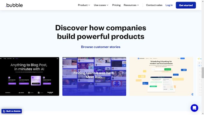 Be your bubble io mvp developer bubble crm saas mvp bubble website on