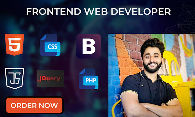 do frontend web development and psd to html , figma to html
