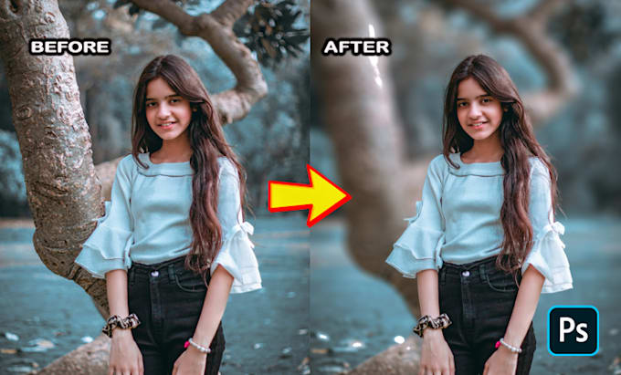background blur your photo in photoshop professionally
