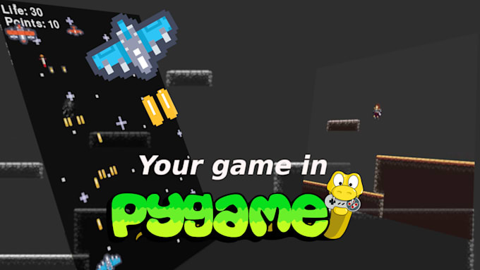 Crea un juego 2d simple con pygame python