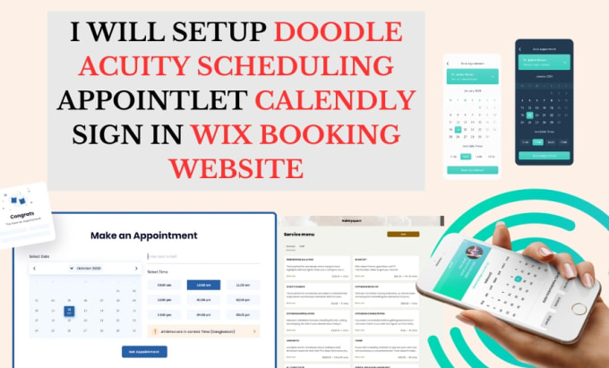 Setup doodle acuity scheduling appointlet calendly sign in wix booking