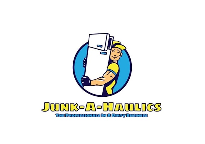 design strange clean junk logo