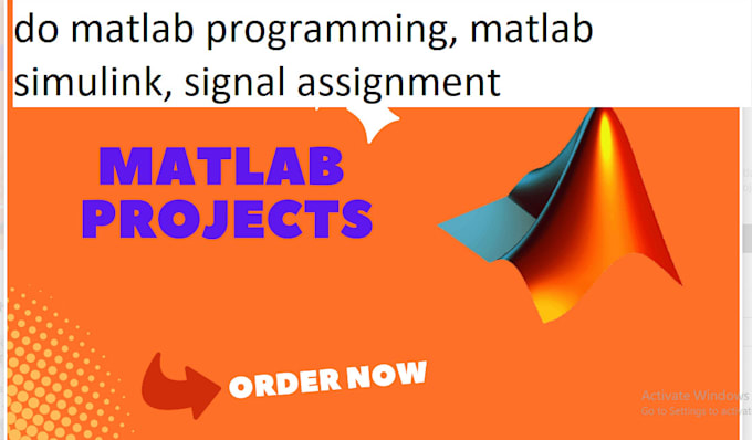 do matlab programming, matlab simulink, signal assignment