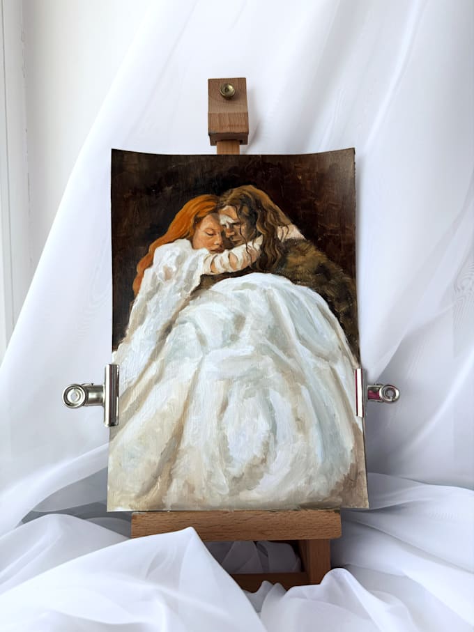 paint a beautiful oil painting