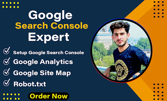 configure google search console, analytics and submit XML sitemap, robotstxt