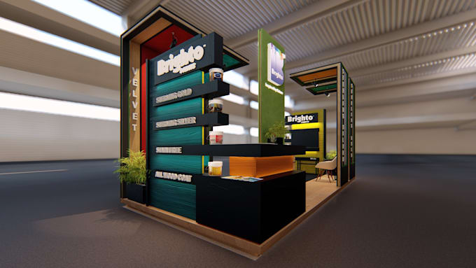 design and render kiosks