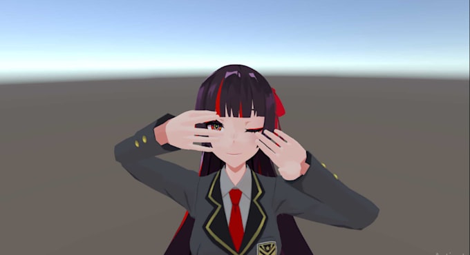 create 3d model for vrchat avatar furry vr character