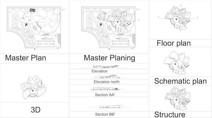 do architectural site plans, master plans, floor plans and elevations