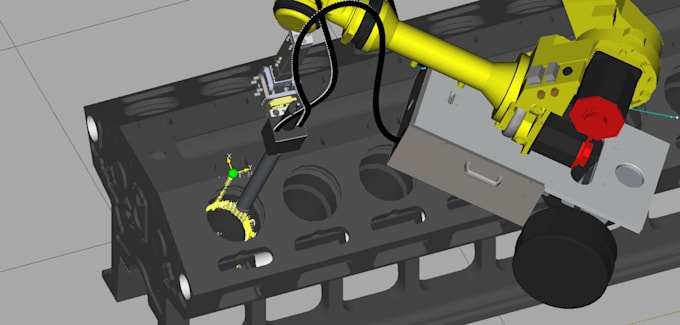 carry out simulations in robotic projects and simulation training in roboguide