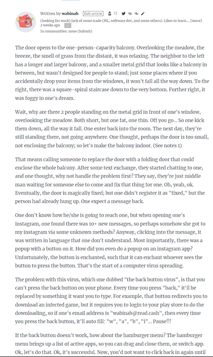 write a clear and simple article for your readers