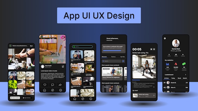 Design stunning ui ux for mobile app or website by Jean_sebastien_ | Fiverr