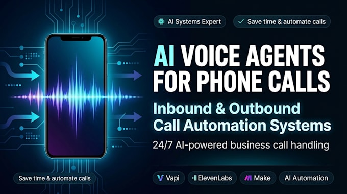 build ai voice agents for inbound and outbound calls using vapi and 11labs
