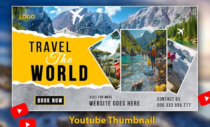 design facebook cover youtube banner with amazing quality in 2 hours