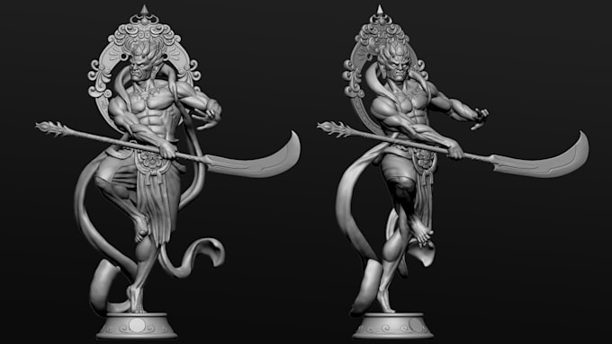 create 3d model figure for 3d printing