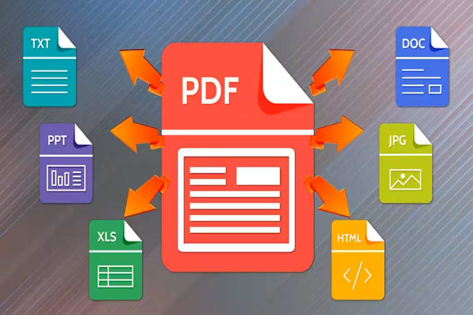 convert pdf files into any editable format