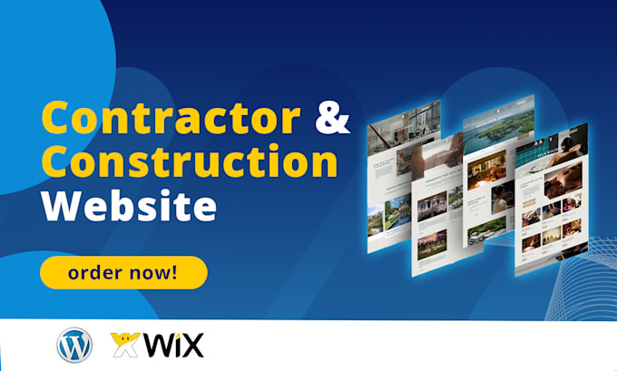 design a professional website for your construction and interior design business