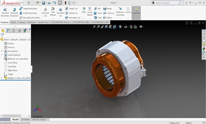 Do 3d modeling, product design, and rendering in solidworks by ...