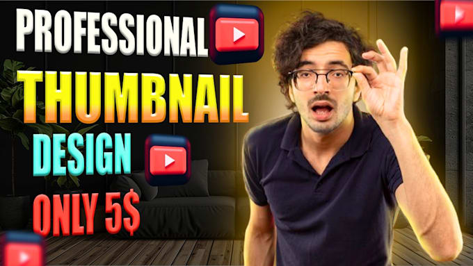 design professional catchy and unique youtube thumbnail