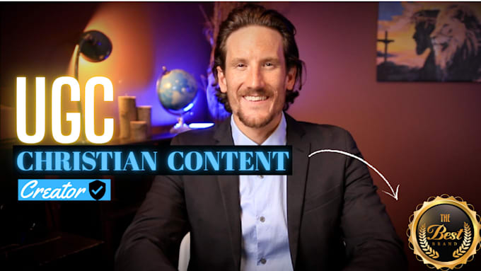 be your male on fire for god faith based ugc content creator