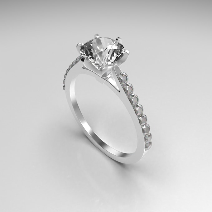 jewellery modelling, 4k rendering and 4k animation