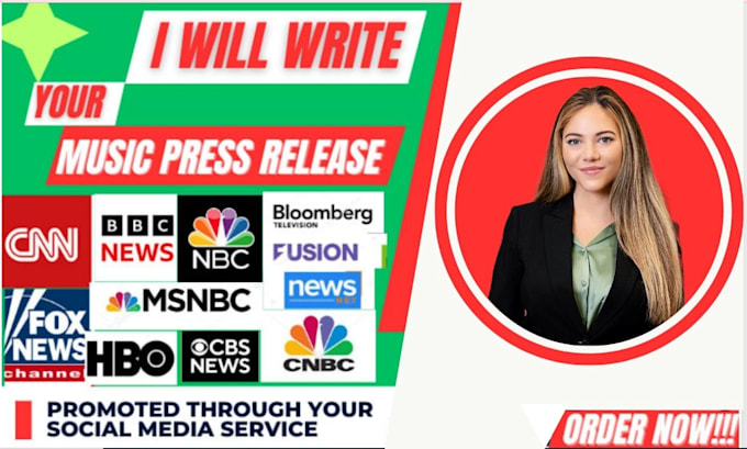 Write your new music press release, submit press release, pr - Main Image