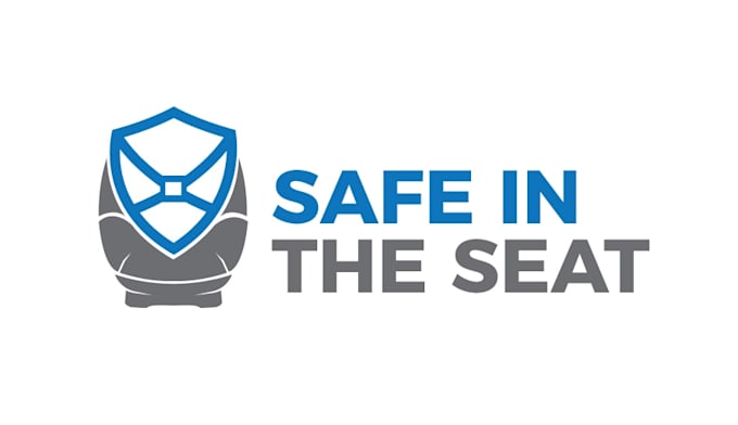 design minimal unique car seat safety logo