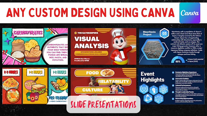 design your posters, infographics, and presentation slides with canva