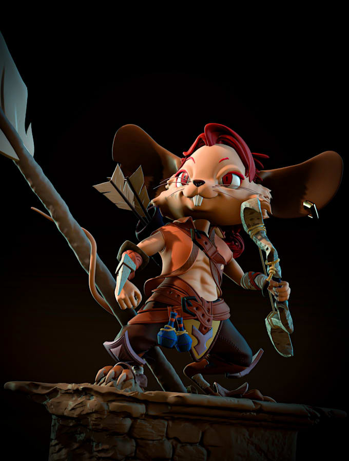 modelador de personajes 3d