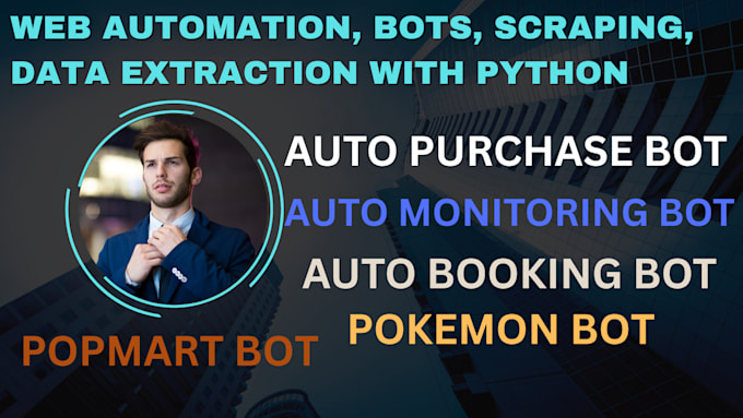 automated auto purchase bot, amazon bot, target bot, checkout bot, pokemon bot,