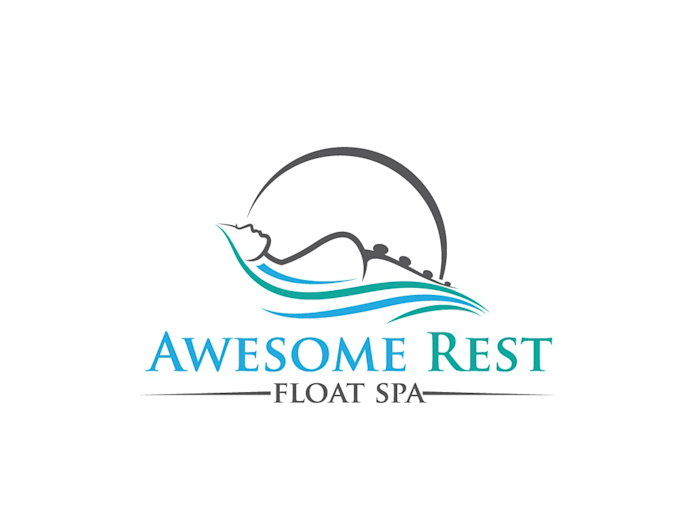 design eye catching awesome rest float spa logo