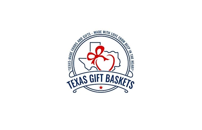 texas gift baskets logo design