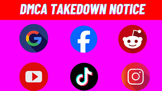 remove negative defaming content from tiktok,reddit,fb,ig,yt,google under dmca