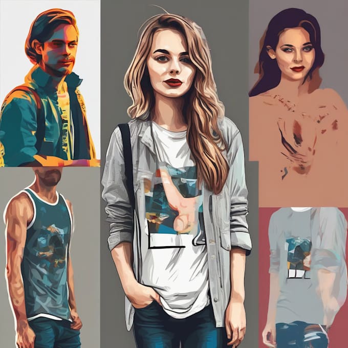 make any photo to vector art portrait