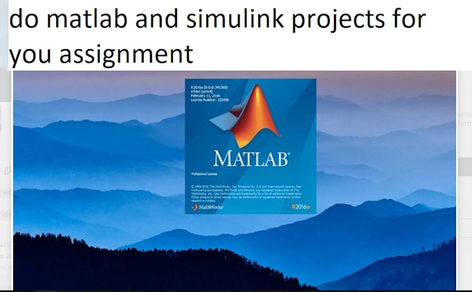 do matlab and simulink projects for you assignment
