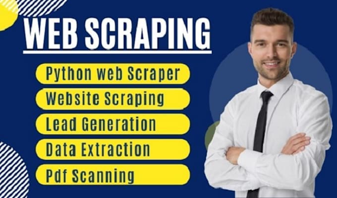 Build a python web scraper for web scraping, do lead generation, data ...
