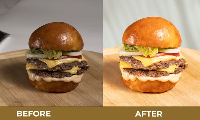 pro food edits with unlimited retouches