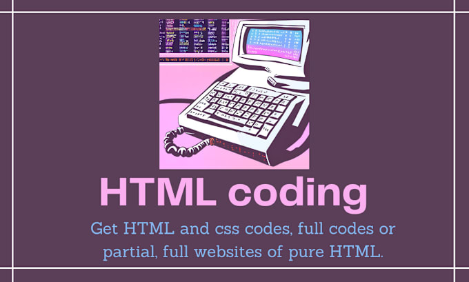 Write code for html and css by Malavikaprak414 | Fiverr