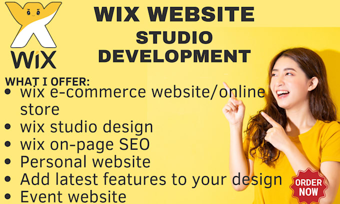 design responsive wix studio development, wix 3d website, wix landing page