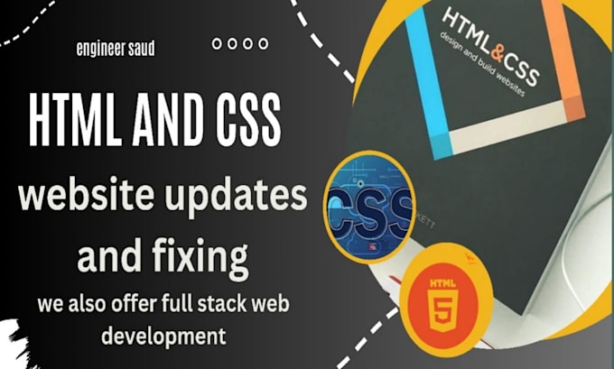 Make changes to website and fix html css by Engineersaud | Fiverr