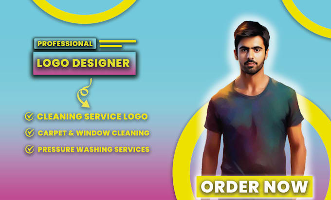 design cleaning, carpet, pressure washing logo