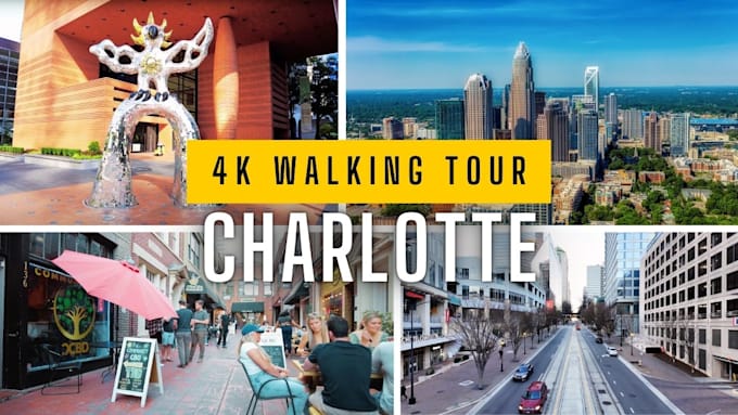 shoot a monetizable 4k walking video in charlotte, nc