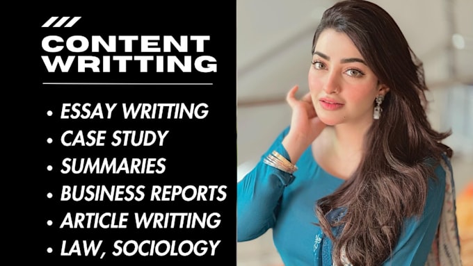 do essay writing, case study, business, article and summary