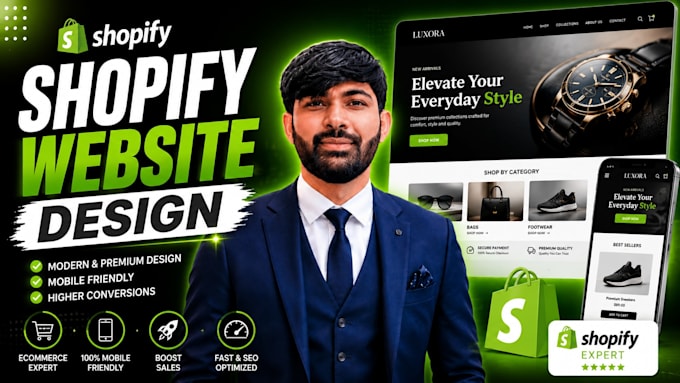 build shopify store website development