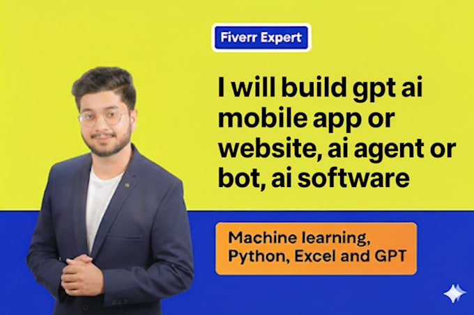 Crear app móvil o sitio web con gpt ai, agente o bot de ai, software de ai