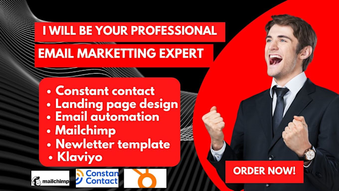 Make mailchimp newsletter template constant contact and landing page
