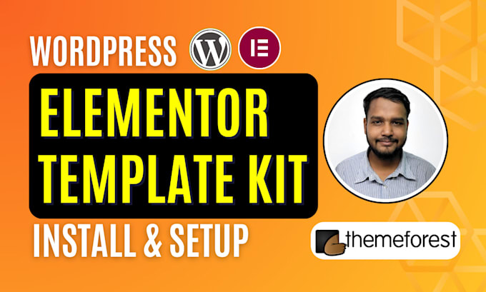 install themeforest or envato elementor template kit on wordpress