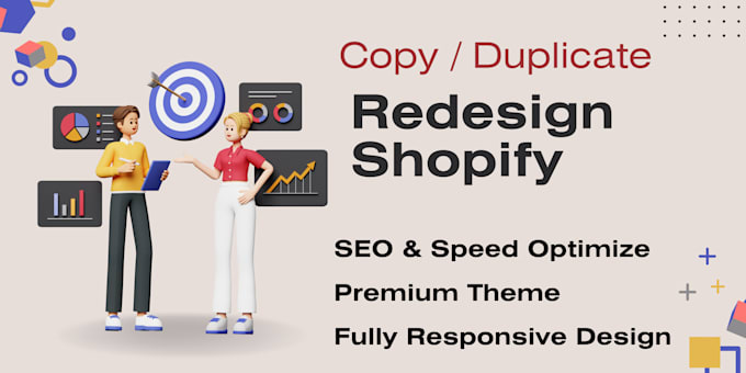 build design, redesign shopify stores for startups